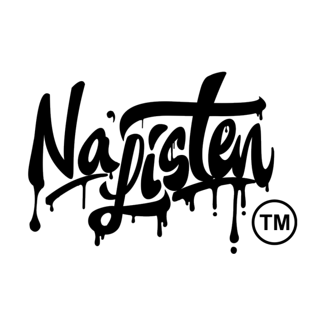 Na'Listen drip-script wordmark with TM mark