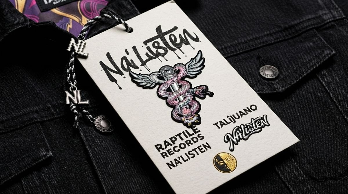 Streetwear merch and packaging mockup