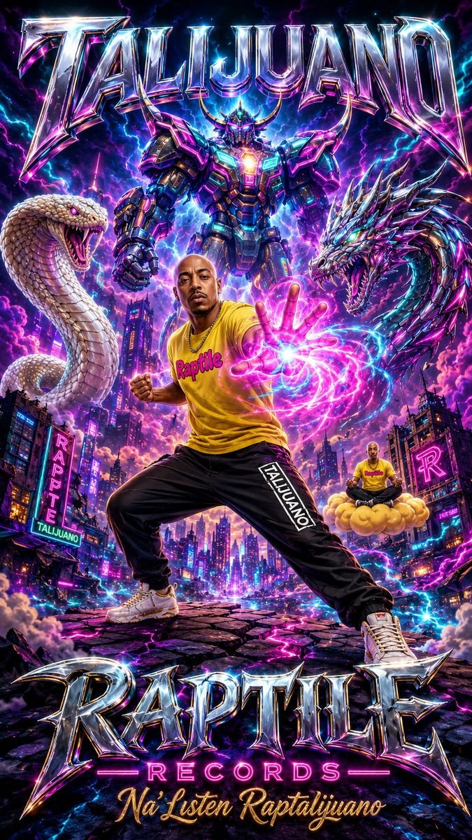 Raptile Records poster art