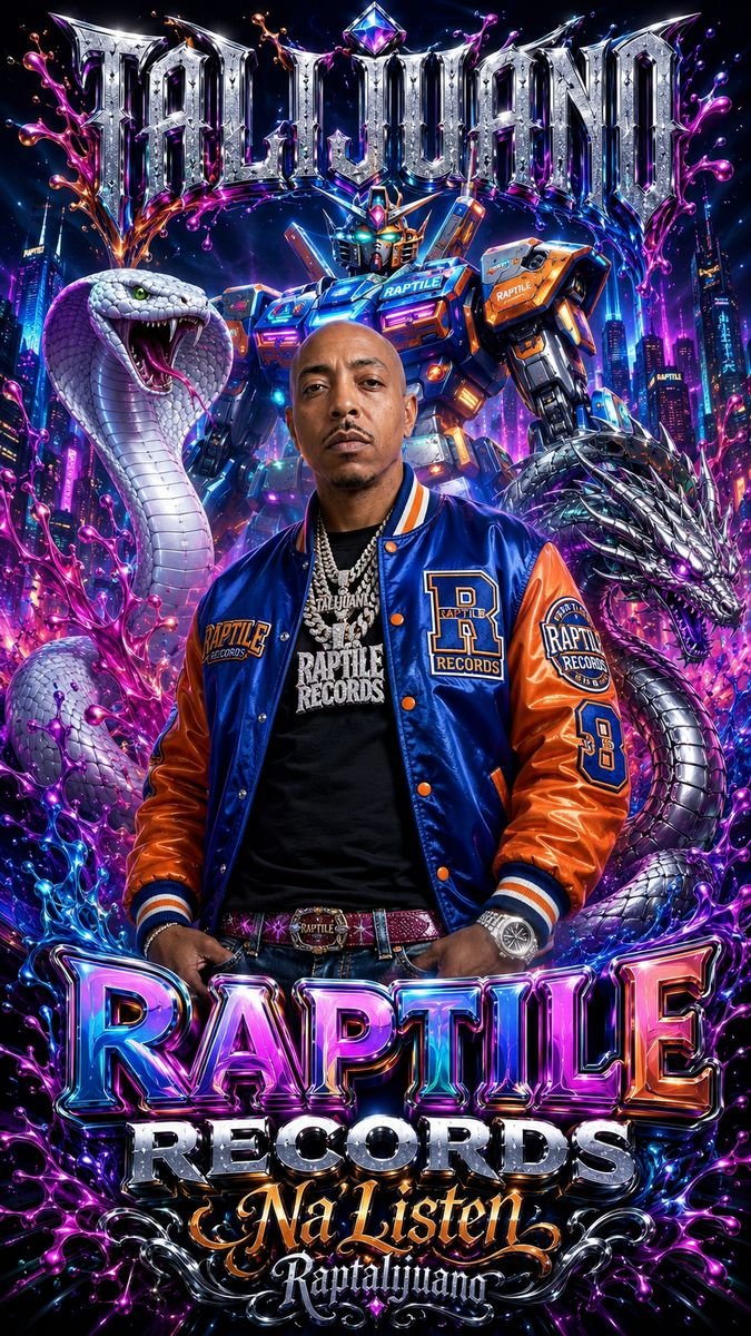 Raptile Records poster art