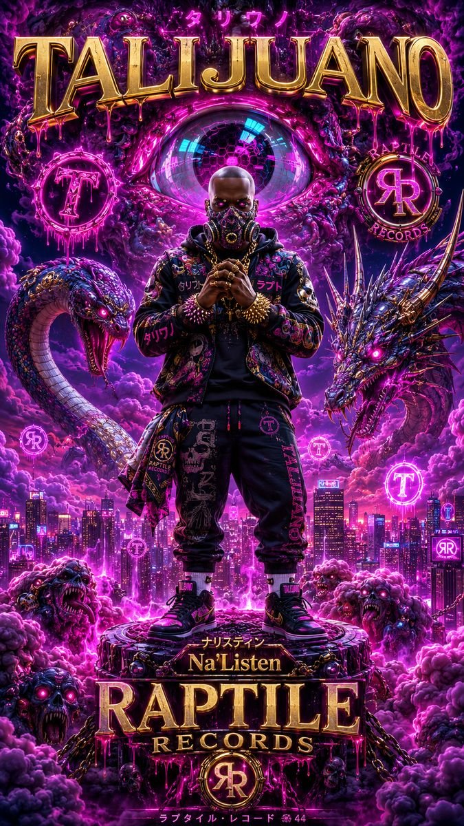 Raptile Records poster art