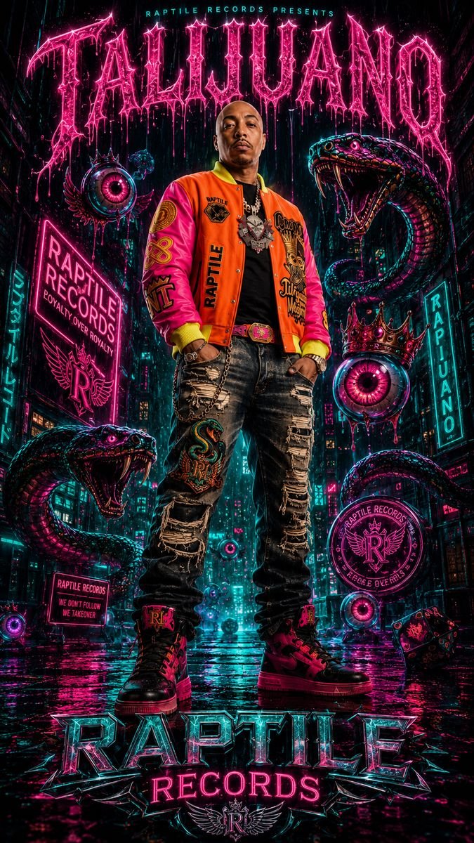 Raptile Records poster art