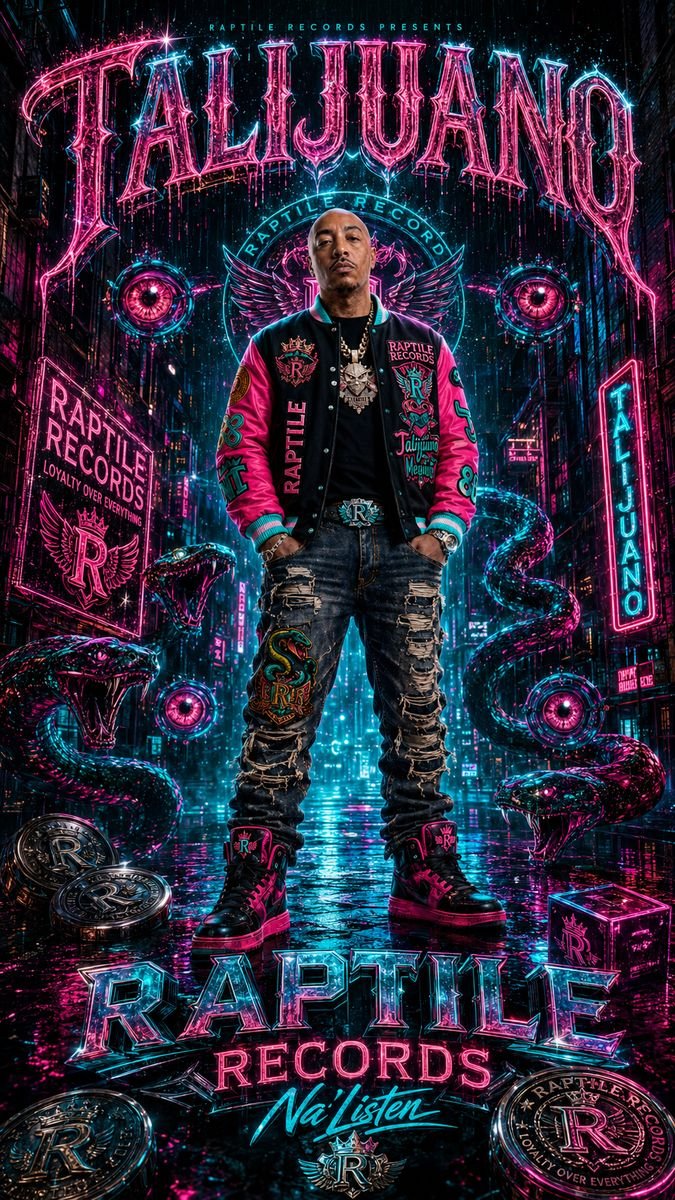 Raptile Records poster art