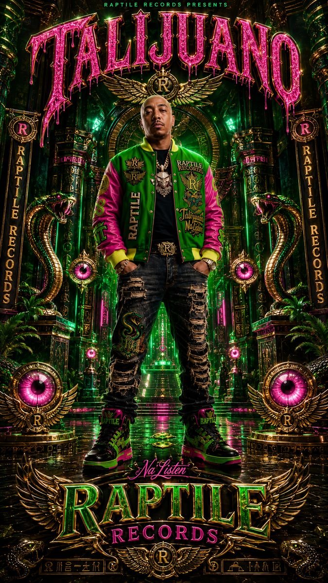 Raptile Records poster art