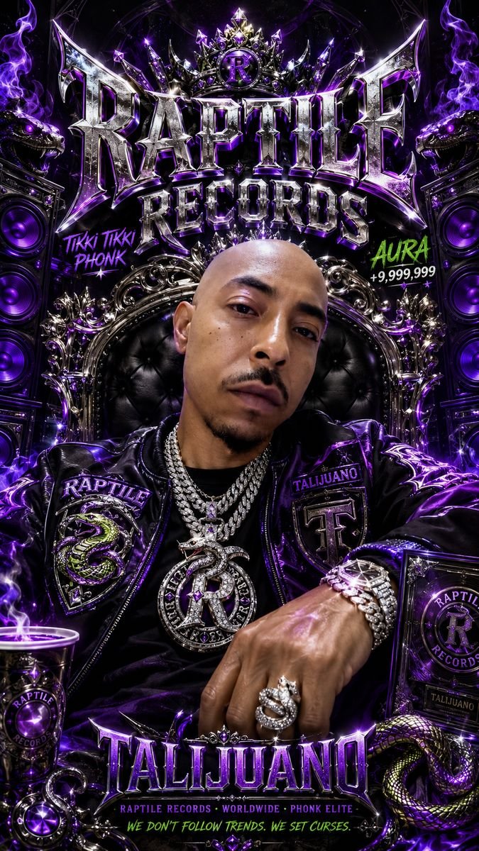 Raptile Records poster art