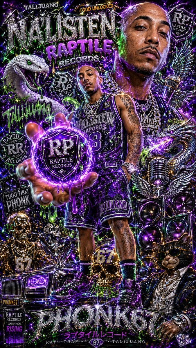 Raptile Records poster art