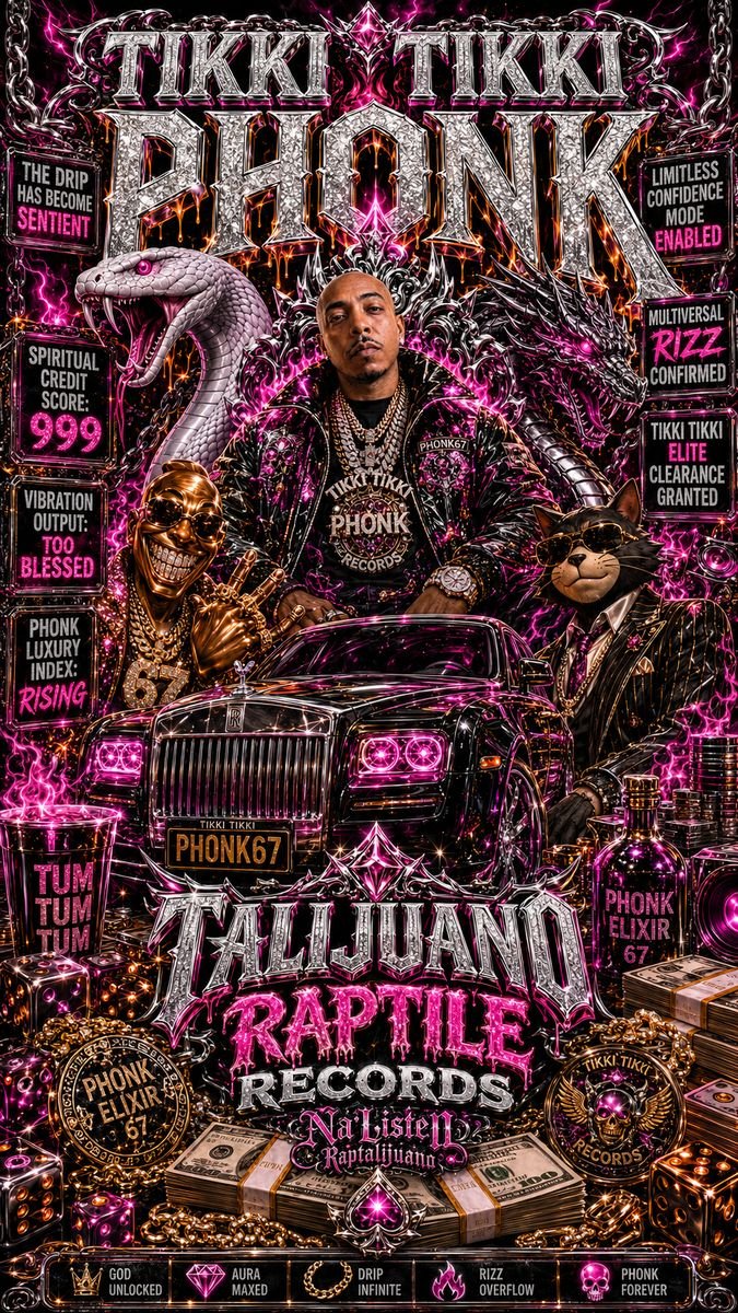 Raptile Records poster art