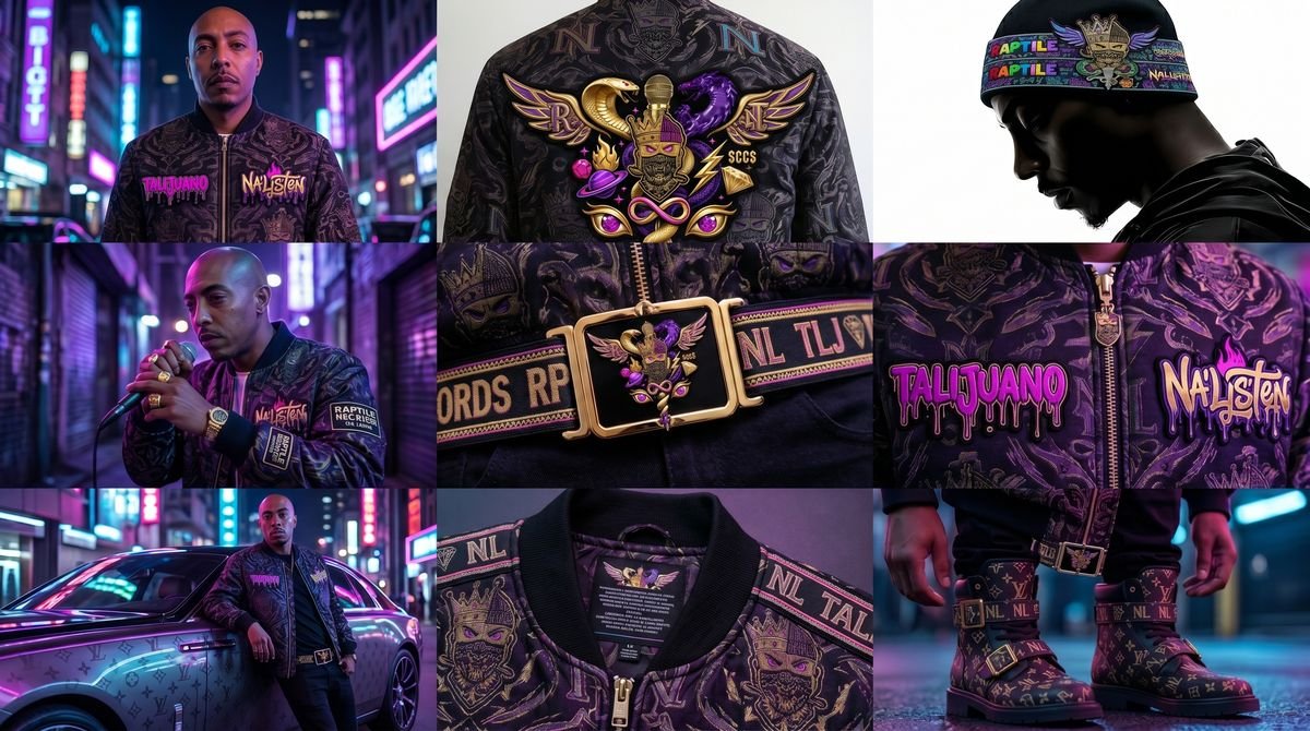 Streetwear tech pack sheet with callouts