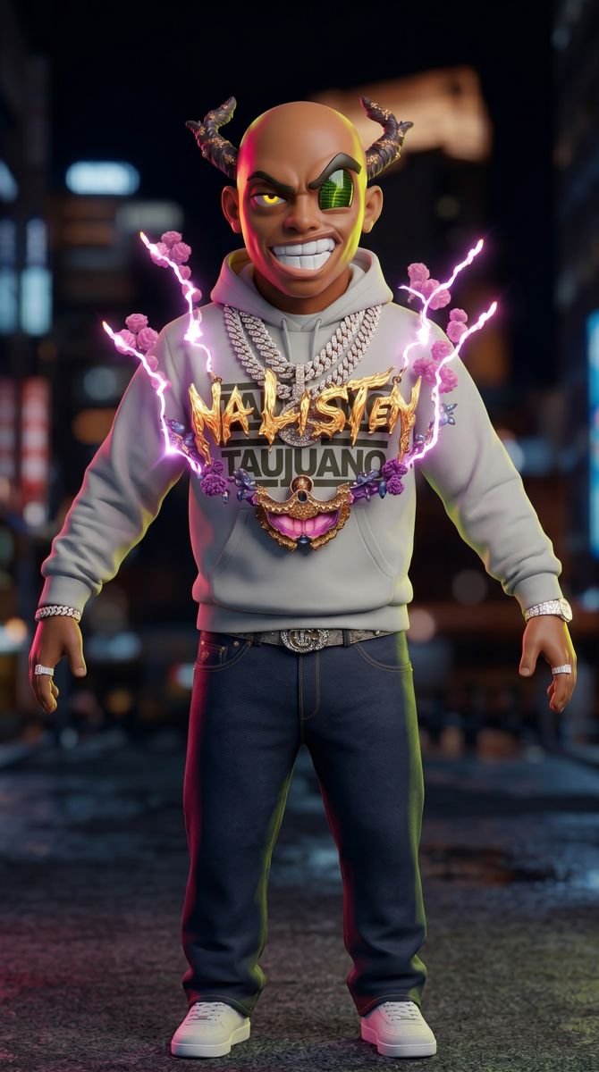 Comic poster of a snarling man in purple fire above a Raptile logo